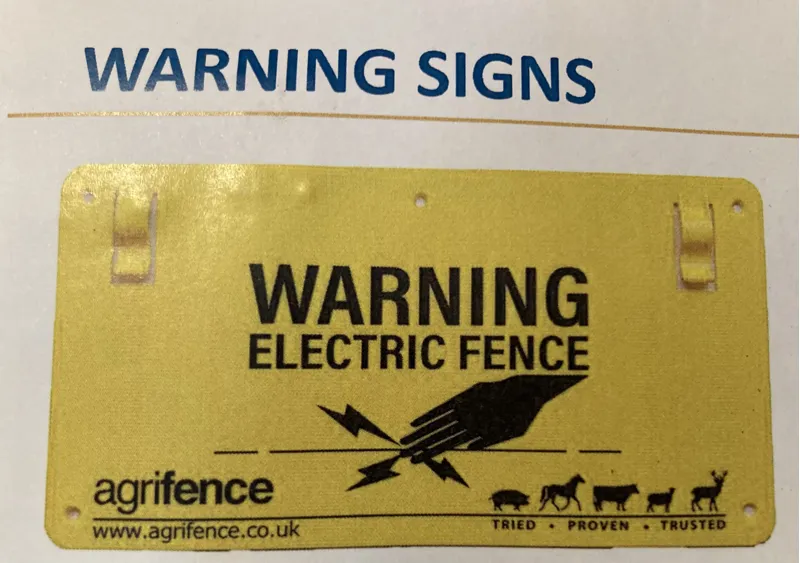 Agrifence Warning Signs 3Pk-1